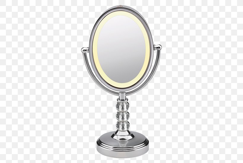 Mirror Conair Corporation Incandescent Light Bulb Crystal, PNG, 550x550px, Mirror, Bathroom, Conair Corporation, Cosmetics, Crystal Download Free