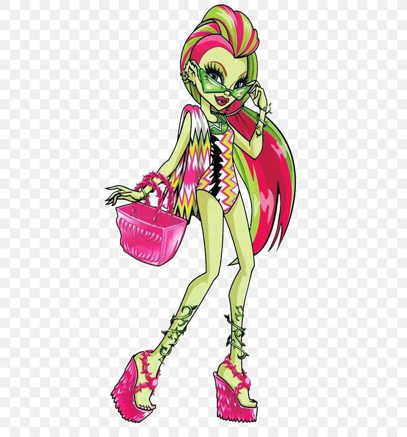 Monster High Doll Frankie Stein Barbie, PNG, 421x880px, Watercolor, Cartoon, Flower, Frame, Heart Download Free