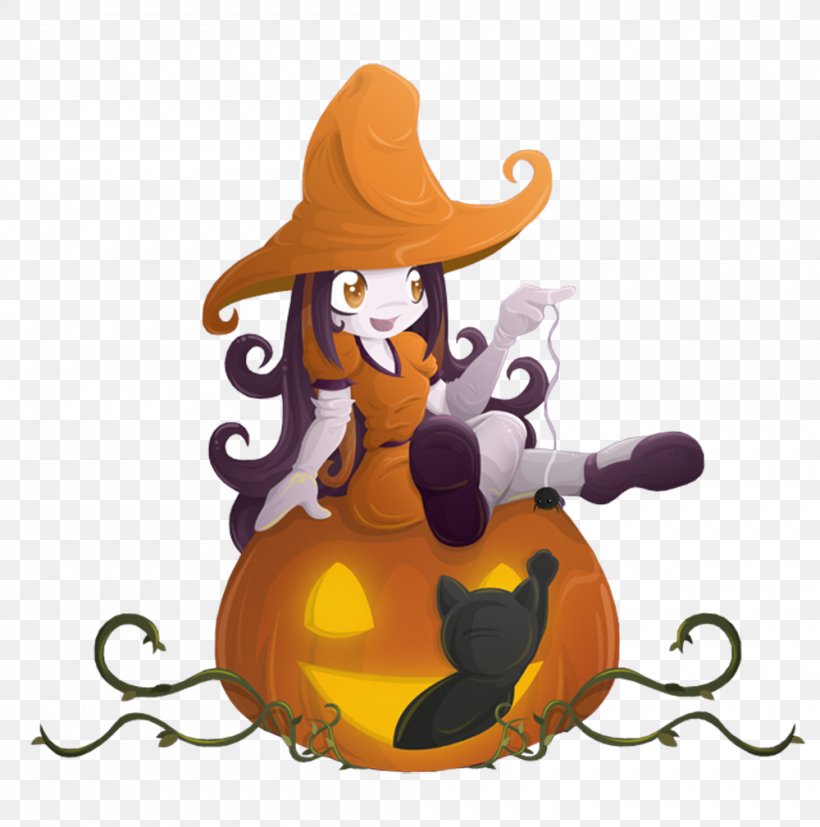 Halloween Witchcraft Cartoon Clip Art, PNG, 1000x1009px, Watercolor, Cartoon, Flower, Frame, Heart Download Free