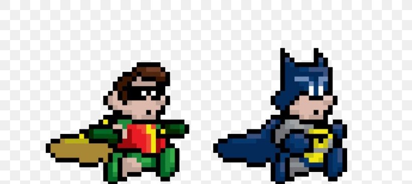 Batman Dick Grayson Batgirl 8-bit Pixel Art, PNG, 699x367px, 8bit Color, Batman, Art, Batgirl, Batman Robin Download Free
