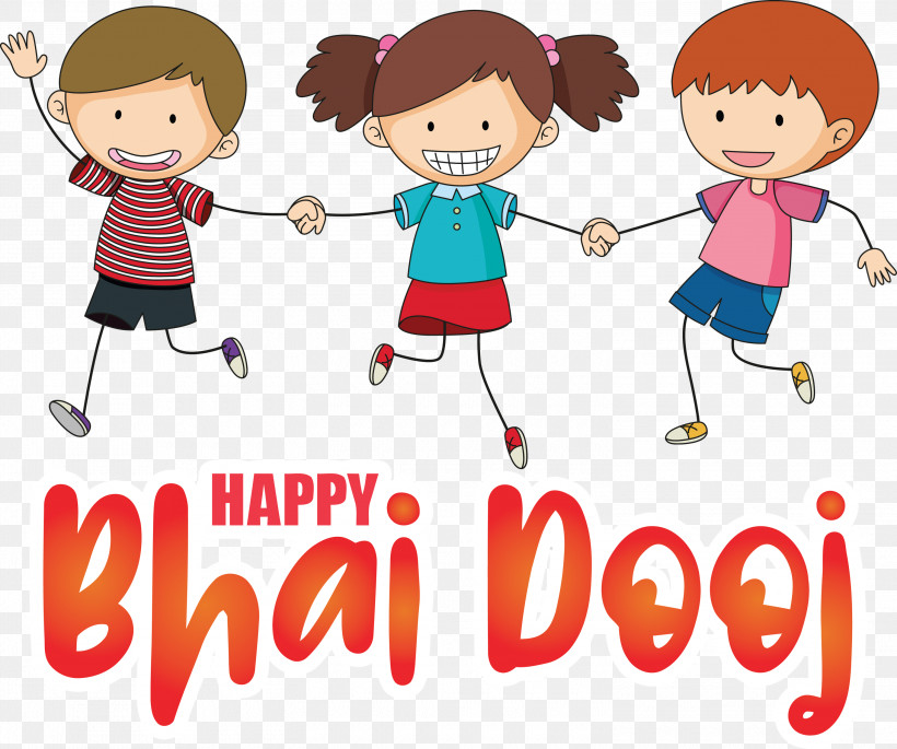 Bhai Dooj Bhai Beej Bhau Beej, PNG, 3000x2507px, Bhai Dooj, Doodle, Drawing, Friendship, Royaltyfree Download Free