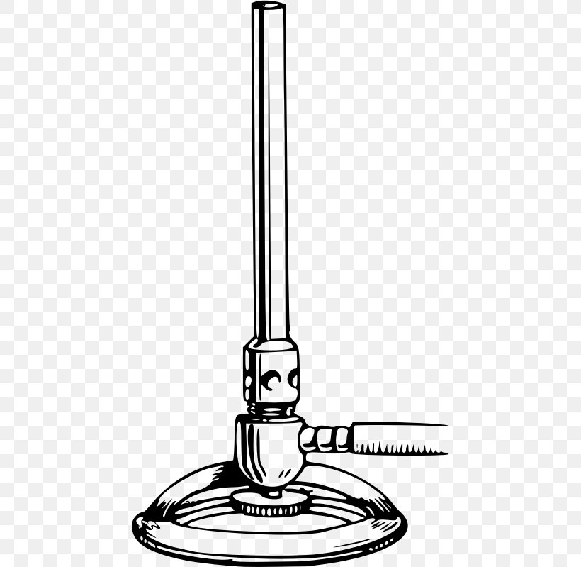 Bunsen Burner Dr. Bunsen Honeydew Laboratory Gas Burner Flame, PNG, 447x799px, Bunsen Burner, Black And White, Brenner, Can Stock Photo, Dr Bunsen Honeydew Download Free