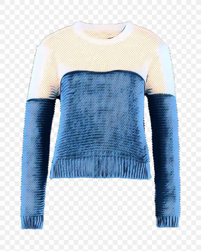 Clothing Blue Sleeve Sweater Outerwear, PNG, 1000x1250px, Pop Art, Arm, Blue, Clothing, Longsleeved Tshirt Download Free