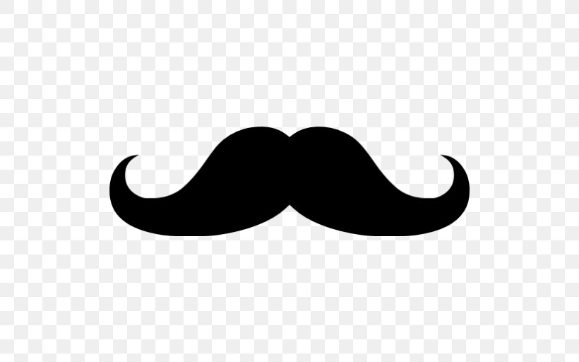 Moustache Clip Art, PNG, 512x512px, Moustache, Beard, Black, Black And White, Hair Download Free