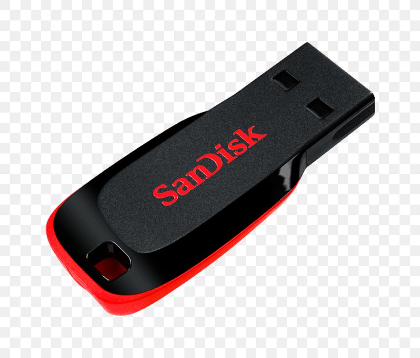 SanDisk Cruzer Blade USB 2.0 USB Flash Drives Computer Data Storage, PNG, 700x700px, Sandisk Cruzer Blade Usb 20, Computer, Computer Component, Computer Data Storage, Data Storage Download Free