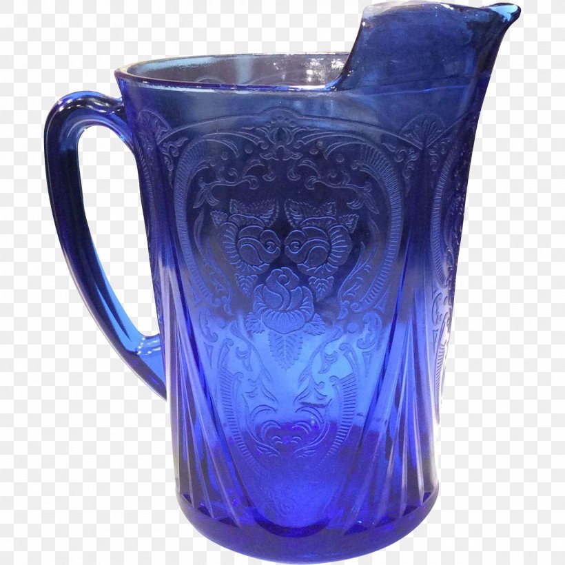 Jug Glass Cobalt Blue Pitcher Mug, PNG, 1564x1564px, Jug, Blue, Cobalt, Cobalt Blue, Cup Download Free