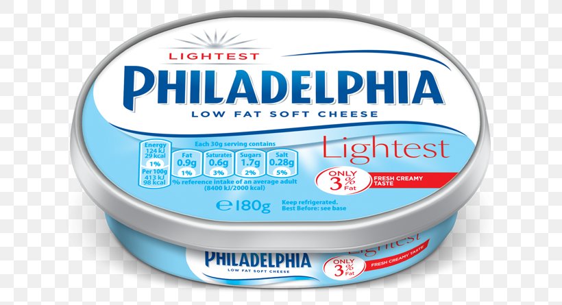 Philadelphia Cream Cheese Milk Philadelphia Cream Cheese, PNG, 735x445px, Cream, Brand, Butter, Cheese, Cream Cheese Download Free