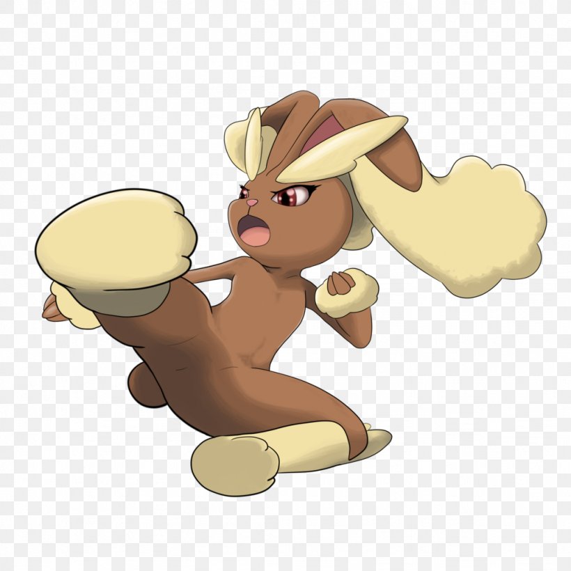 Rabbit Lopunny Buneary Pokémon Diamond And Pearl, PNG, 1024x1024px, Watercolor, Cartoon, Flower, Frame, Heart Download Free