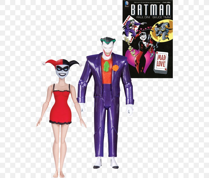 Harley Quinn The Batman Adventures: Mad Love Joker Action & Toy Figures, PNG, 537x700px, Harley Quinn, Action Figure, Action Toy Figures, Batman, Batman Adventures Download Free