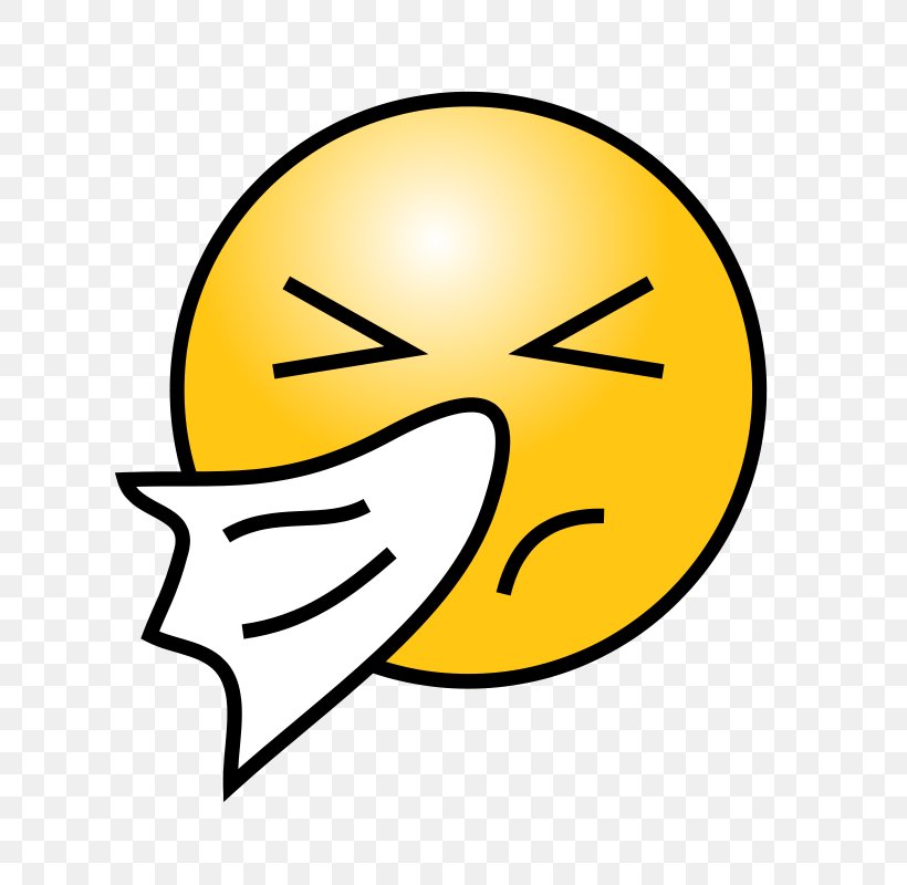 Smiley Emoticon Common Cold Clip Art, PNG, 800x800px, Smiley, Beak, Common Cold, Disease, Drawing Download Free