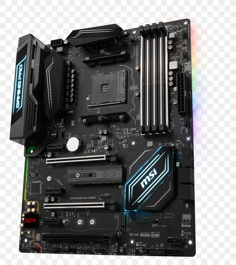 Socket AM4 MSI X370 GAMING PRO CARBON Ryzen Motherboard DDR4 SDRAM, PNG, 3528x3961px, Socket Am4, Advanced Micro Devices, Athlon, Atx, Central Processing Unit Download Free