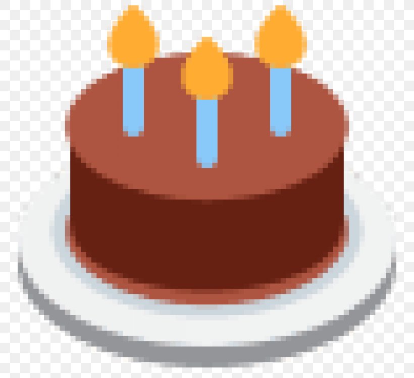 Birthday Cake Emoji Emoticon Text Messaging SMS, PNG, 750x750px, Birthday Cake, Art Emoji, Baked Goods, Birthday, Buttercream Download Free