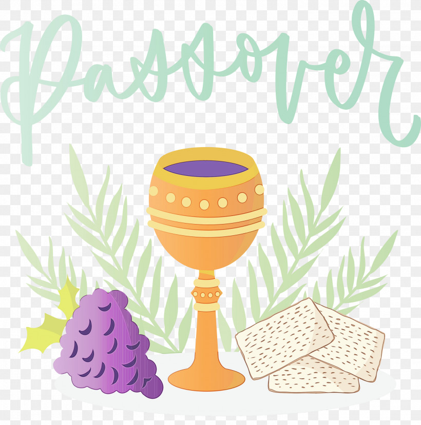Drinkware Glass Chalice Plant Tableware, PNG, 2965x3000px, Happy Passover, Chalice, Drinkware, Glass, Paint Download Free
