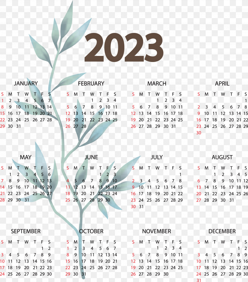 2023 Calendar Week 2022 Vector, PNG, 4345x4947px, Calendar, Calendar Year, Drawing, Vector, Week Download Free