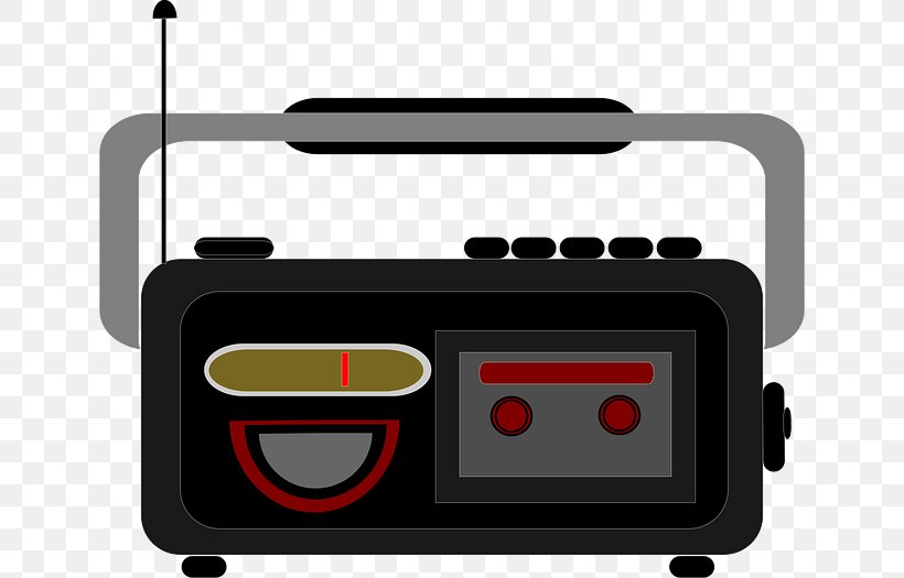 Compact Cassette Radio Microphone Tape Recorder Clip Art, PNG, 640x525px, Compact Cassette, Audio, Cartoon, Electronics, Magnetic Tape Download Free