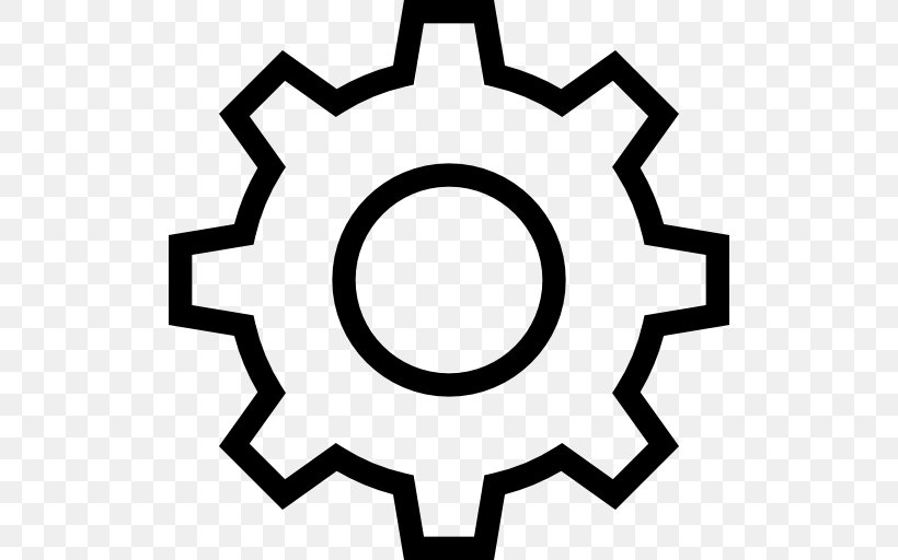 Gear, PNG, 512x512px, Gear, Area, Black, Black And White, Gear Manufacturing Download Free