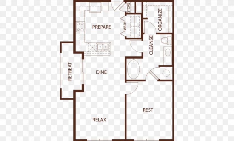 Floor Plan Park 35 On Clairmont Apartment House Bedroom, PNG, 825x500px, Floor Plan, Apartment, Area, Bed, Bedroom Download Free