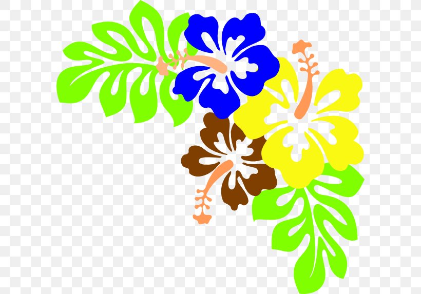 Hawaiian Hibiscus Yellow Hibiscus Clip Art, PNG, 600x573px, Hibiscus, Alyogyne Huegelii, Artwork, Cut Flowers, Drawing Download Free