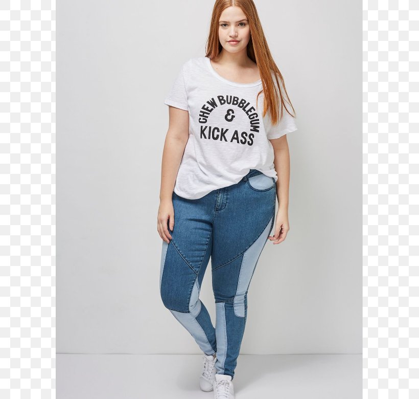 Jeans Plus-size Clothing T-shirt Lane Bryant Clothing Sizes, PNG, 675x780px, Jeans, Abdomen, Blue, Clothing, Clothing Sizes Download Free