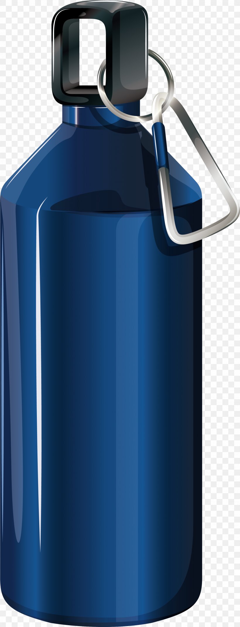 Water Bottle Euclidean Vector Illustration, PNG, 1908x4972px, Water Bottle, Blue, Bottle, Cylinder, Drinkware Download Free