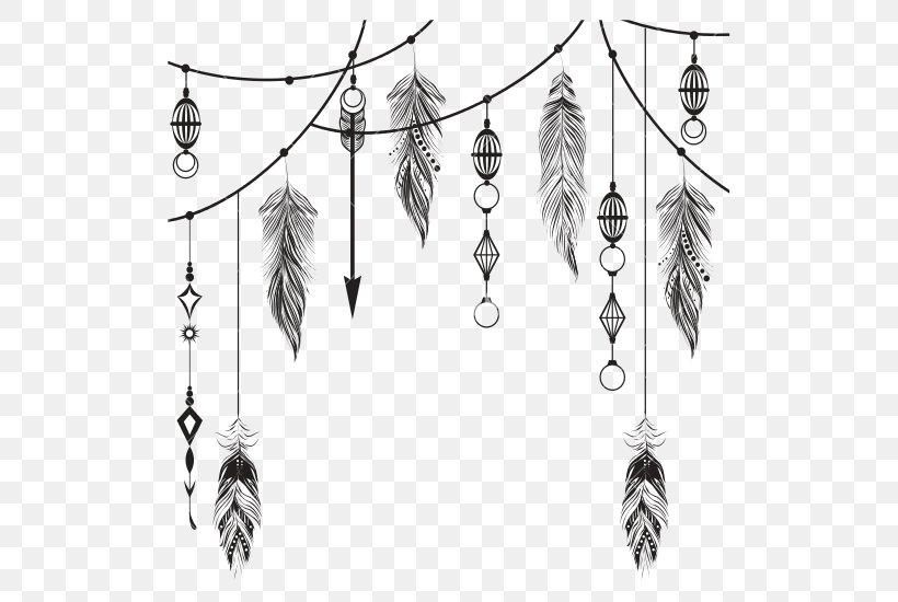 Boho-chic Royalty-free Stock Photography, PNG, 550x550px, Bohochic, Black And White, Body Jewelry, Branch, Decorative Arts Download Free