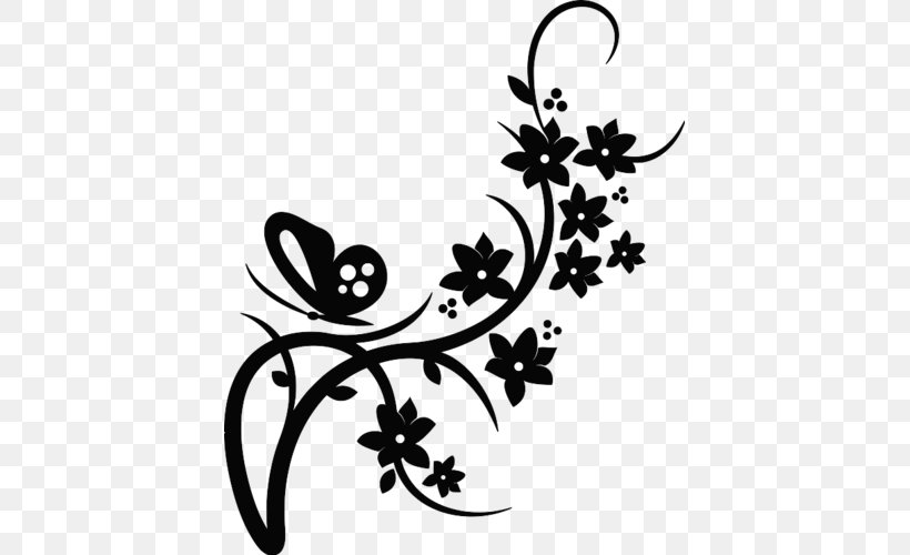 Floral Design Flower Clip Art, PNG, 500x500px, Floral Design, Art, Artwork, Black And White, Blog Download Free