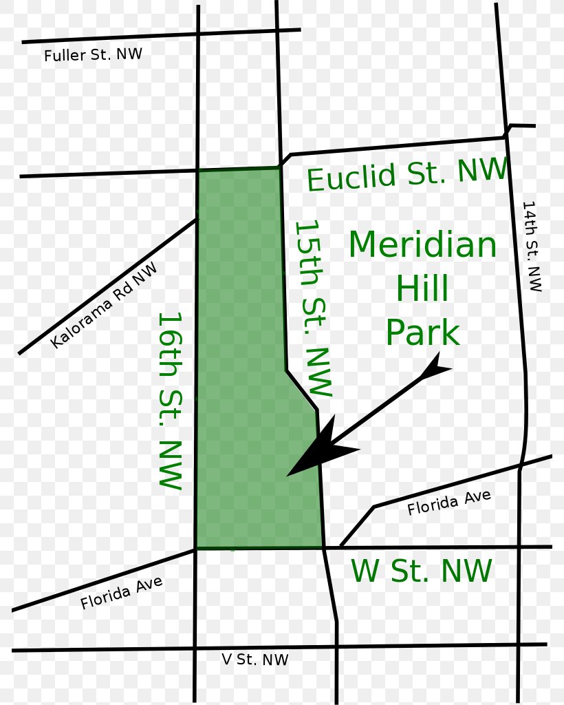 Meridian Hill Park Joan Of Arc Urban Park Map, PNG, 786x1024px, Joan Of Arc, Area, Degree, Diagram, Green Download Free