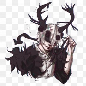 Reindeer - Reindeer Antler Character Fiction PNG