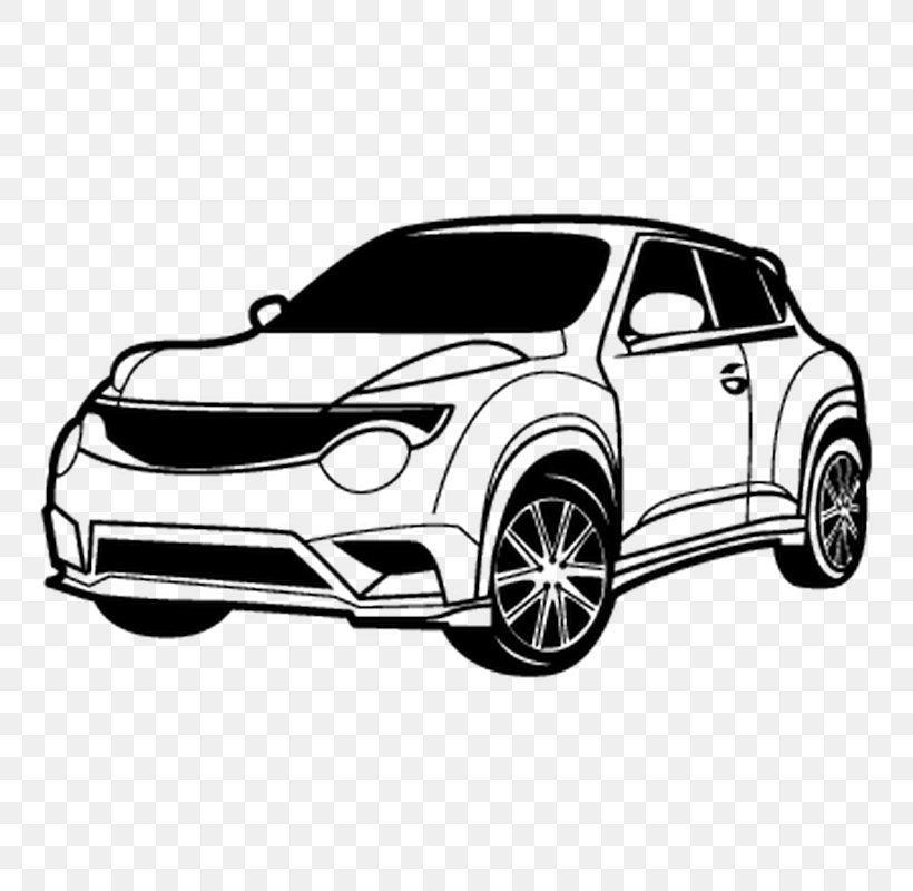Sports Car Nissan JUKE Nissan GT-R, PNG, 800x800px, Car, Automotive Design, Automotive Exterior, Black And White, Brand Download Free