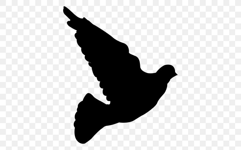 Flight Silhouette Vexel Bird Clip Art, PNG, 512x512px, Flight, Beak, Bird, Black, Black And White Download Free