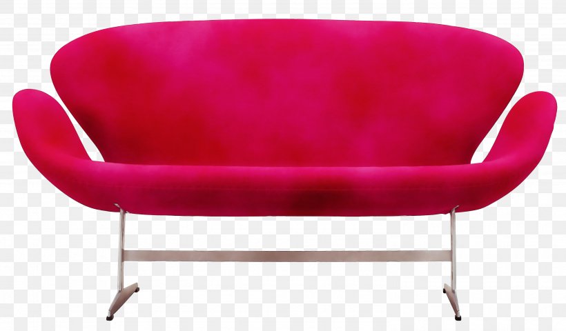 Furniture Chair Pink Red Magenta, PNG, 2975x1742px, Watercolor, Chair, Furniture, Magenta, Paint Download Free