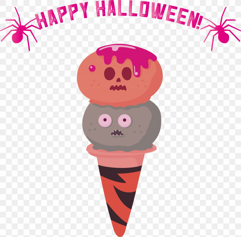 Happy Halloween, PNG, 3000x2952px, Happy Halloween, Cartoon, Color, Cone, Highdefinition Video Download Free