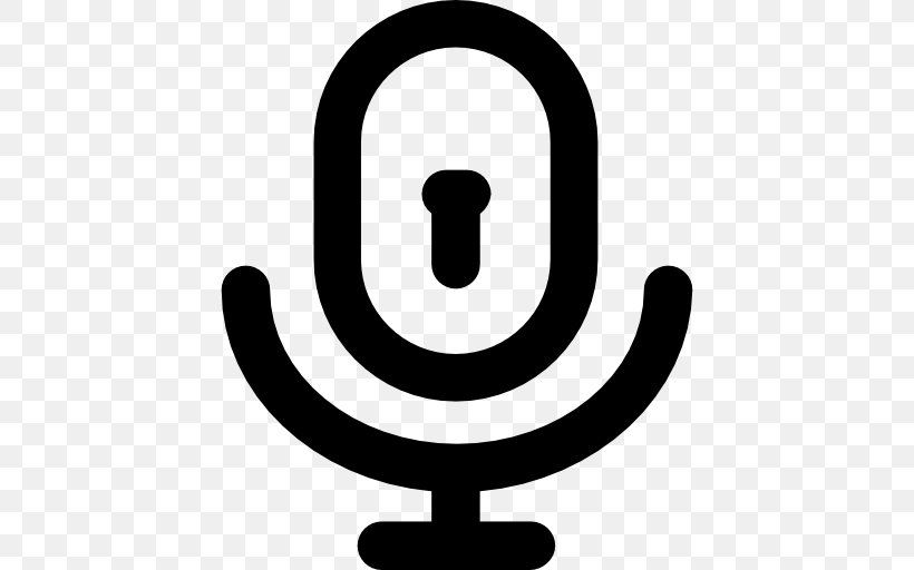 Microphone Sound Clip Art, PNG, 512x512px, Microphone, Black And White, Human Voice, Radio, Smile Download Free