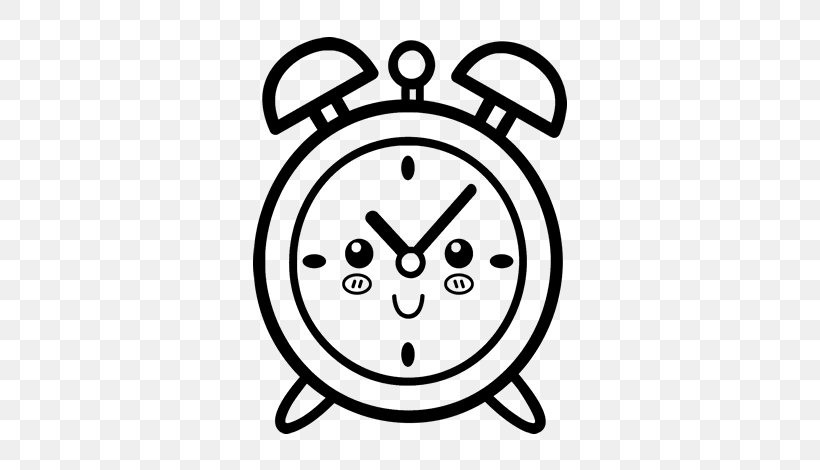 Alarm Clocks Digital Clock Cuckoo Clock, PNG, 600x470px, Alarm Clocks, Alarm Clock, Black And White, Clock, Coloring Book Download Free