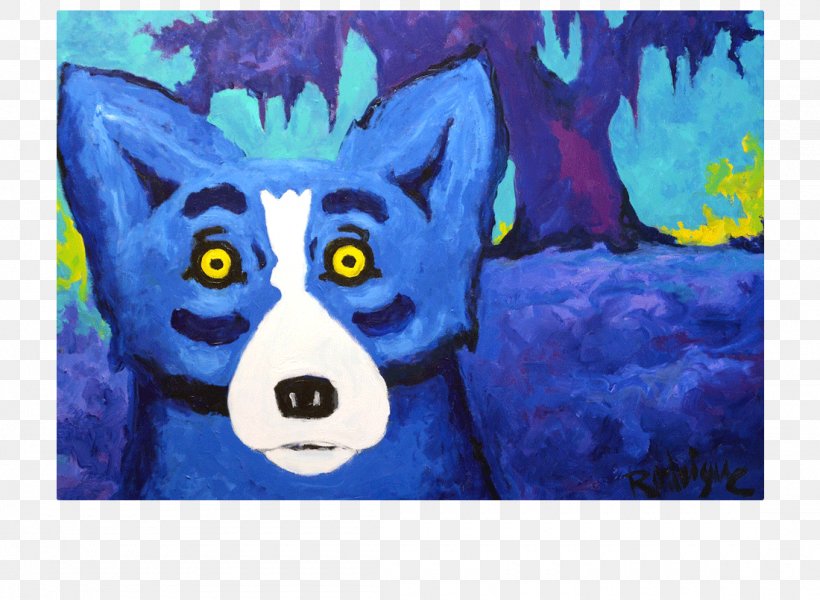 Blue Dog Painting Visual Arts Canidae Artist, PNG, 1100x806px, Blue Dog, Acrylic Paint, Art, Artist, Blue Download Free