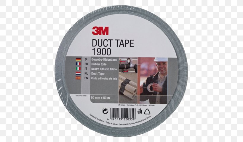 Adhesive Tape 3M 1900 Utility Polyethylene Duct Tape, PNG, 640x480px, Adhesive Tape, Adhesive, Brand, Duct Tape, Gaffer Tape Download Free