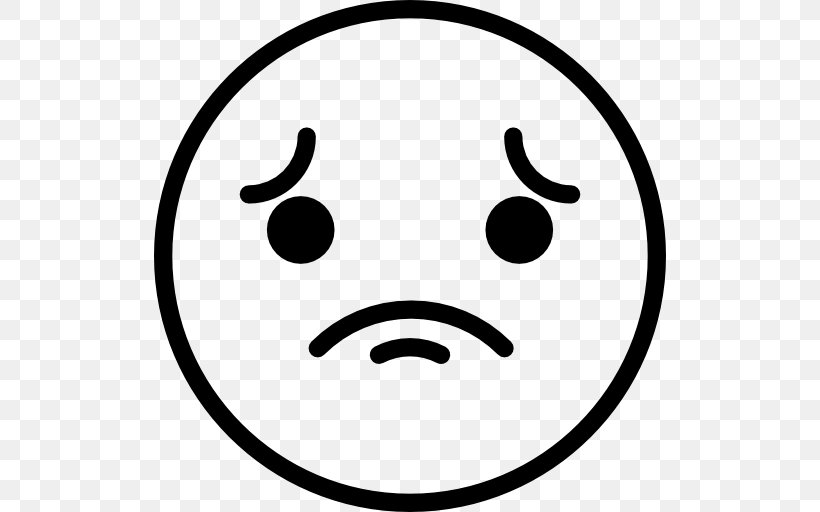 Smiley Face With Tears Of Joy Emoji, PNG, 512x512px, Smiley, Black And White, Emoji, Emoticon, Face Download Free