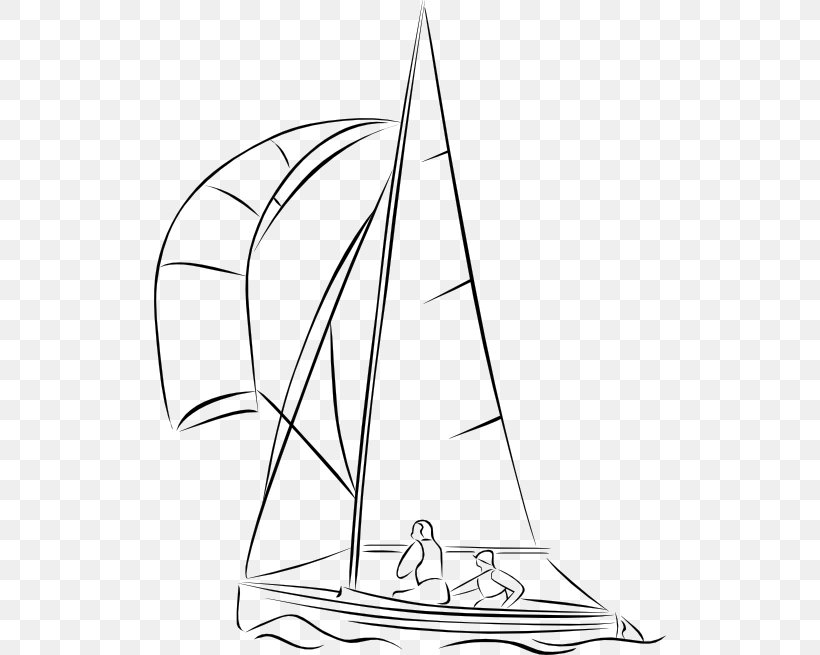 Sailing Sailboat Clip Art, PNG, 512x655px, Sailing, Area, Artwork, Black And White, Boat Download Free