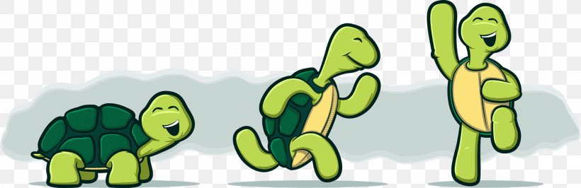 Turtle Royalty-free Tortoise, PNG, 1920x625px, Turtle, Animation, Cartoon, Drawing, Grass Download Free