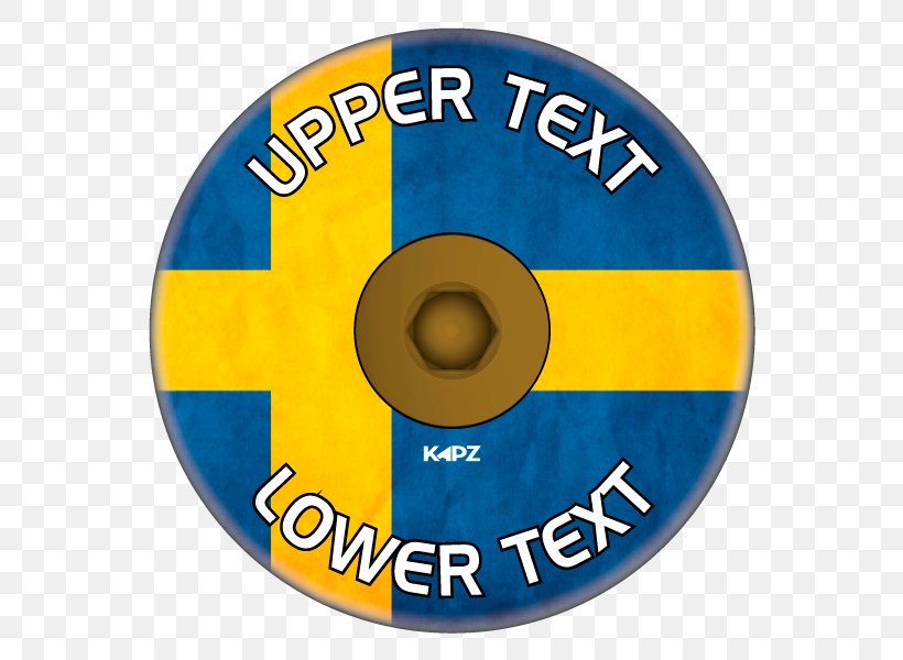 Flag Of Sweden, PNG, 600x600px, Flag Of Sweden, Brand, Colour, Compact Disc, Dvd Download Free
