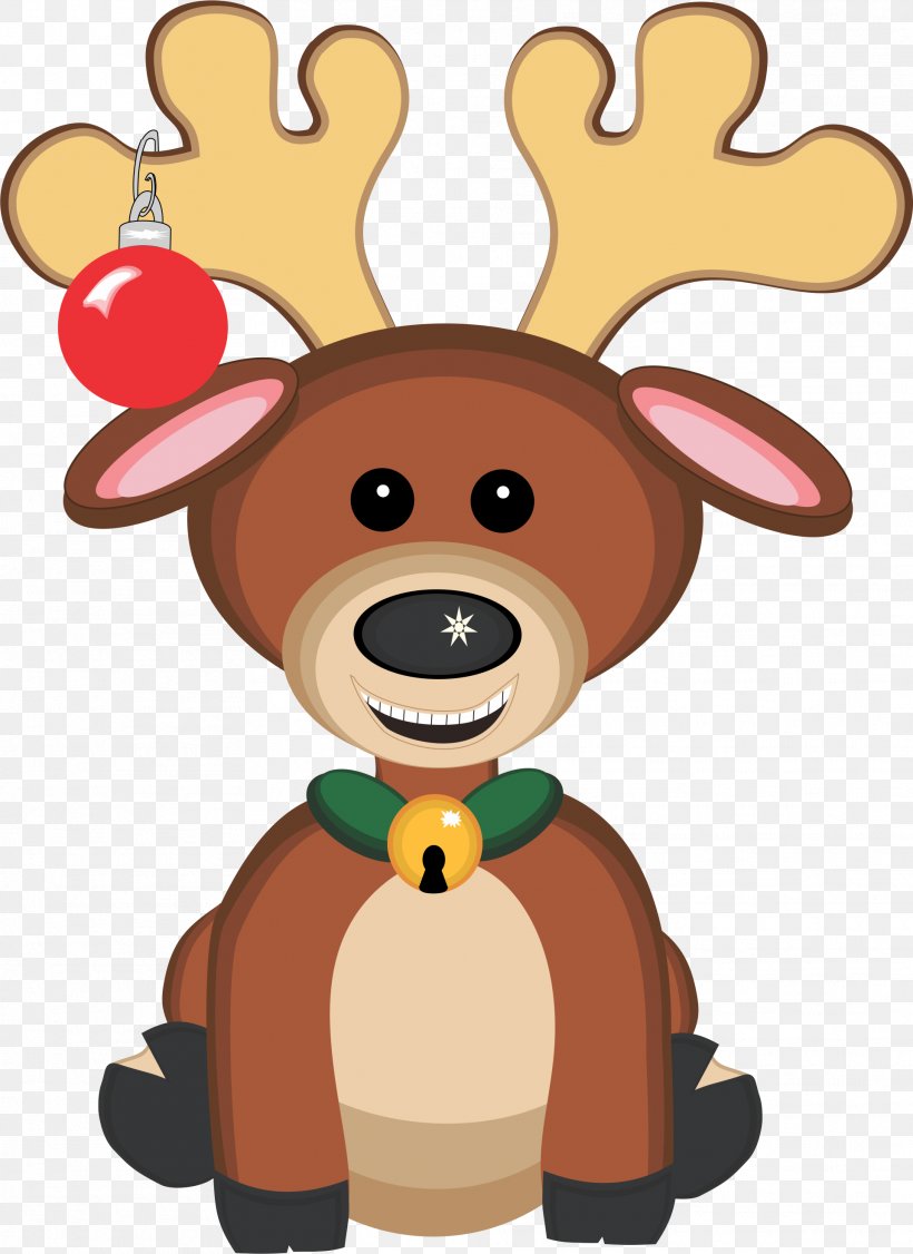Reindeer Bear Christmas Mammal, PNG, 1921x2638px, Watercolor, Cartoon, Flower, Frame, Heart Download Free