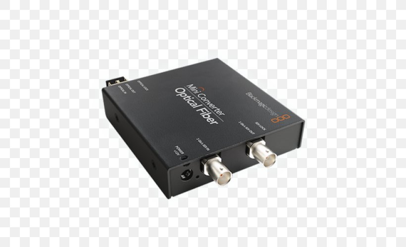 Serial Digital Interface Blackmagic Design Optical Fiber Ultra-high-definition Television High-definition Video, PNG, 500x500px, 4k Resolution, Serial Digital Interface, Blackmagic Design, Cable, Electronic Component Download Free