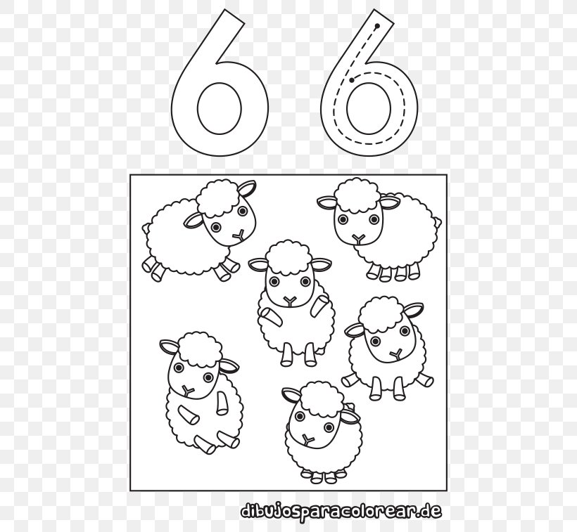 Coloring Book Line Art Graphics Mammal Number, PNG, 500x757px, Coloring Book, Area, Black, Black And White, Cartoon Download Free