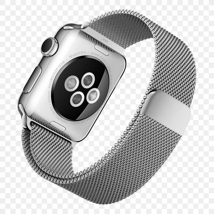 Apple Watch Series 1 Apple Watch Original Apple Watch Silver Milanese Loop Adult Band Smartwatch Apple Watch Series 2, PNG, 1200x1200px, Apple Watch Series 1, Apple, Apple Watch, Apple Watch Original, Apple Watch Series 2 Download Free