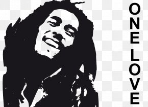 Bob Marley - Bob Marley Stencil Reggae PNG
