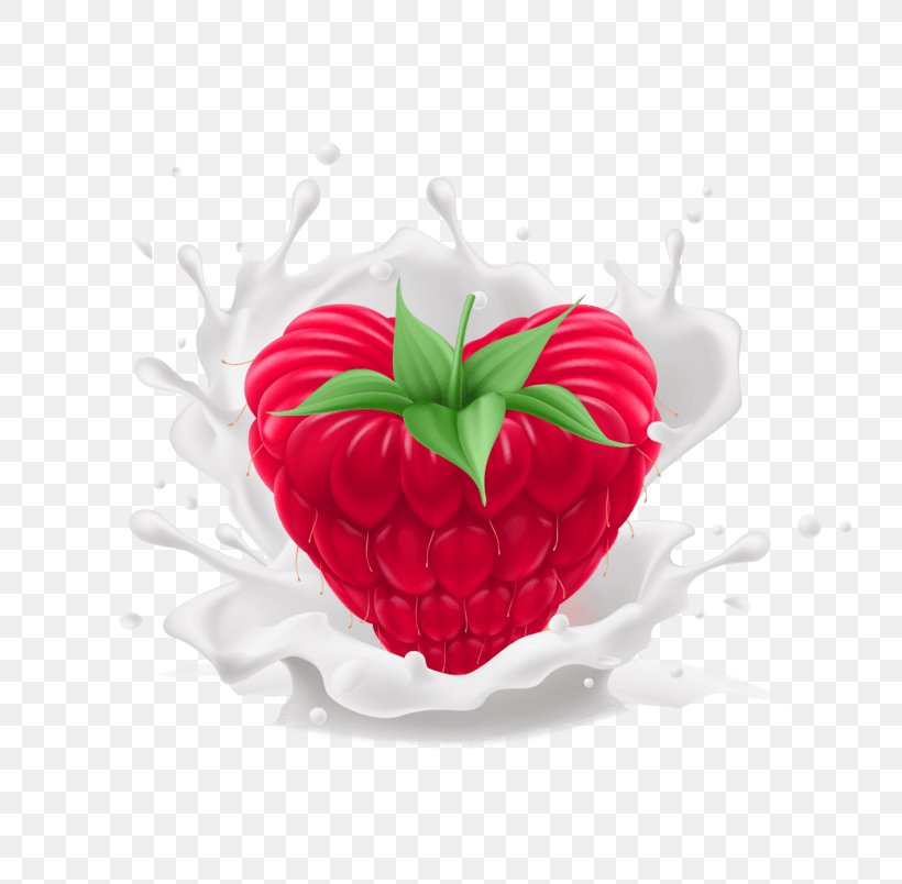 Milk Vector Graphics Stock Photography Illustration Clip Art, PNG, 804x804px, Milk, Fotosearch, Fruit, Heart, Raspberry Download Free
