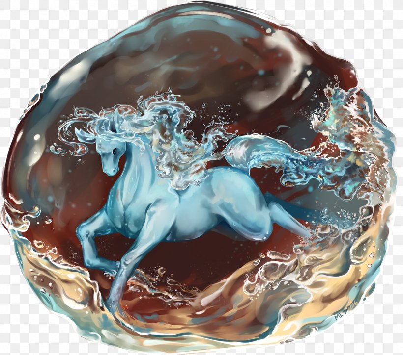 Water Horse Pony DeviantArt, PNG, 1290x1139px, Horse, Art, Artist, Cobalt Blue, Crystal Download Free