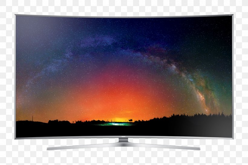 4K Resolution Samsung LED-backlit LCD Ultra-high-definition Television Smart TV, PNG, 988x659px, 4k Resolution, Atmosphere, Computer Monitor, Curved, Display Device Download Free