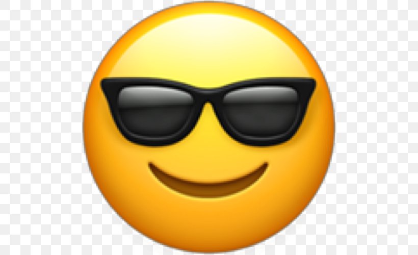 Emoji Domain Sunglasses Emoticon T-shirt, PNG, 500x500px, Emoji, Art Emoji, Clothing, Clothing Accessories, Emoji Domain Download Free