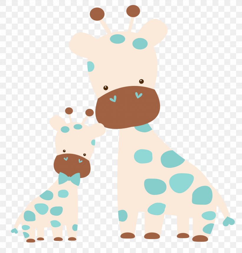 Giraffe Mother Clip Art, PNG, 2860x2992px, Giraffe, Animal, Art, Baby Shower, Baby Toys Download Free